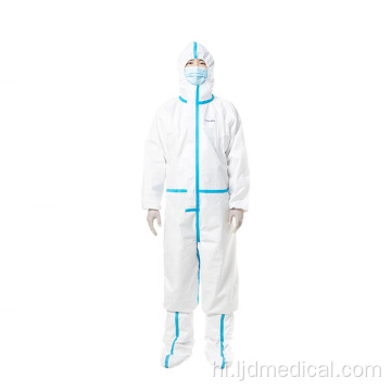 अस्पताल के लिए पीपीई सुरक्षात्मक वस्त्र सर्जिकल कवरल सूट Su